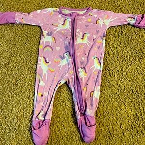 Little sleepies PREEMIE sized unicorn onesie. Super cute!! Like new!